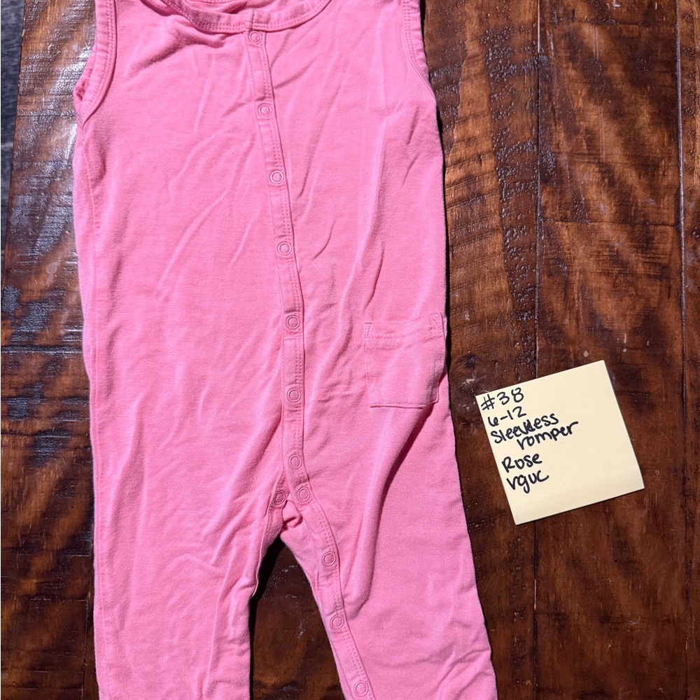 Kyte BABY rose Sleeveless Romper